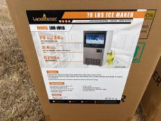 NEW LANDHONOR LHR-IM18 70LB ICE MAKER NEW SUPPORT EQUIPMENT