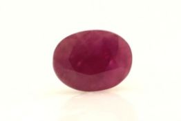 Loose Oval Ruby 2.13 Carats