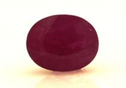 Loose Oval Ruby 2.93 Carats