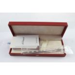 S.T Dupont Silver Plated Ballpoint Pen In Original Box, Packaging Etc - Untested See photographs