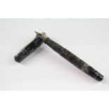 Vintage Wahl Eversharp Grey Cased Fountain Pen 14ct Gold Nib WRITING - Dip Tested & WRITING Signs of