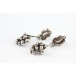 Sterling Silver Georg Jensen Stud Earrings (15g)