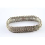 Sterling Silver Tiffany & Co Mesh Bracelet (60g)
