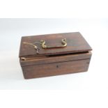 Antique Brass Monocular Microscope With Wooden Case - Antique Brass Monocular Microscope With Wooden