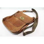 Mulberry Large 'Antony' Oak Calfskin Leather Crossbody Bag - 680816 - w/ Adjustable Strap Dimensions