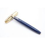 Vintage Sheaffer PFM Pen For Men Navy Cased Fountain Pen 14ct Nib Writing - Dip Tested & WRITING