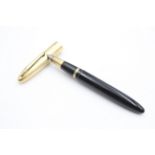 Vintage Sheaffer Balance Black Fountain Pen 14ct Gold Nib Writing - Dip Tested & WRITING Signs of