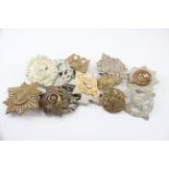 Mixed Large Military Cap Badges Lot Inc Cameron, Fusiliers, Ches Regt, Etc - Mixed Large Military