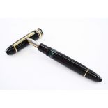 Vintage Montblanc Meisterstuck No.149 Black Fountain Pen 14ct Nib Writing - Dip Tested & Writing