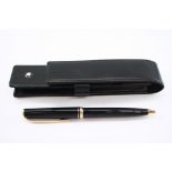 Montblanc Generation Black Lacquer & Gold Plated Ballpoint Pen Writing - Writing w/ Montblanc