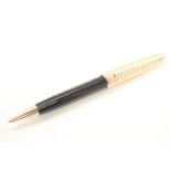 Montblanc Meisterstuck Black & Rose Gold Ballpoint Pen / Biro Writing MBGC6034 - w/ Personal