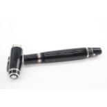 Montblanc Boheme Black Fountain Pen w/ 14ct Retractable Nib Writing - Dip Tested & Writing