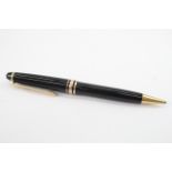 Montblanc Meisterstuck Black & Gold Plate Ballpoint Pen / Biro - IV1217215 - Untested Signs of use &