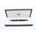 Montblanc Meisterstuck Black Rollerball Pen MBLF3NRD6B Boxed - Untested Signs of use & ink build-