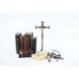 Religious Collectables Inc Antique Bibles Prayer Books Altar Cross Ornament - Religious Collectables