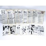 THE COMIC READER & ETCETERA VINTAGE FANZINE MAGAZINE LOT COMIC BOOK CAPTAIN MARVEL DC TARZAN