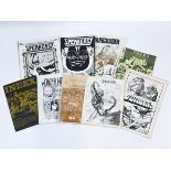 BRITISH COMIC BOOK FANTASY SCIENCE FICTION FANZINE LOT MARVEL DC SUPERMAN BATMAN THE AVENGERS 1970S