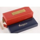 Two Boxed Fountain Pens Waterman Paris S T Dupont