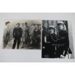 Two Carry Black White Publicity Photographs Signed