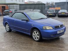 2004 VAUXHALL ASTRA COUPE CONVERTIBLE
