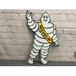 Michelin Waving Man Enamel Sign