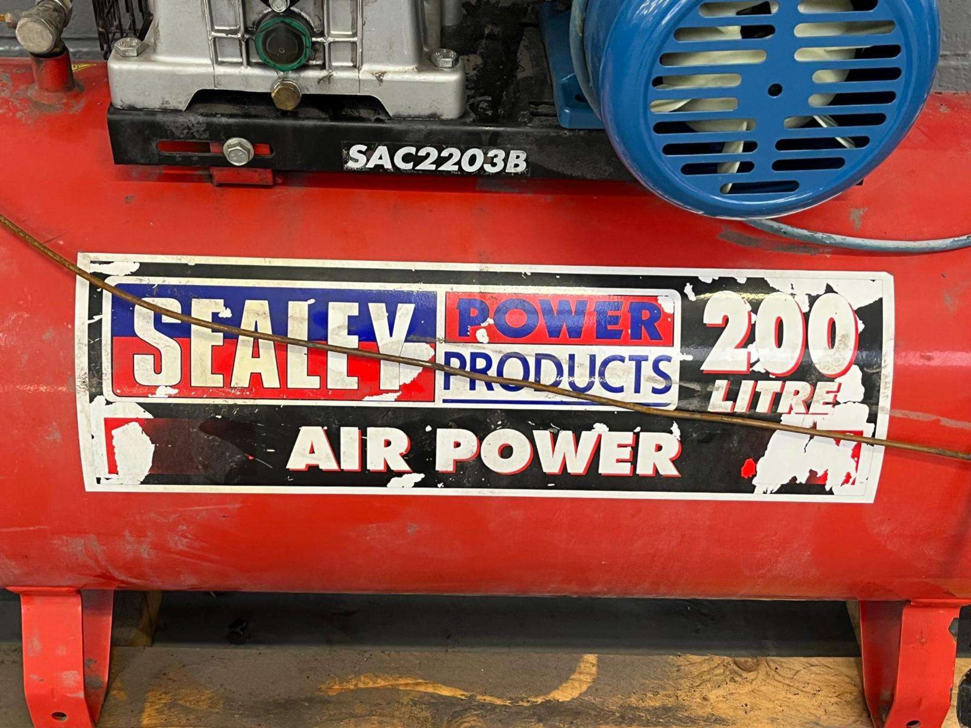 Sealey 200Ltr 240V Air Compressor&nbsp; - Image 5 of 6