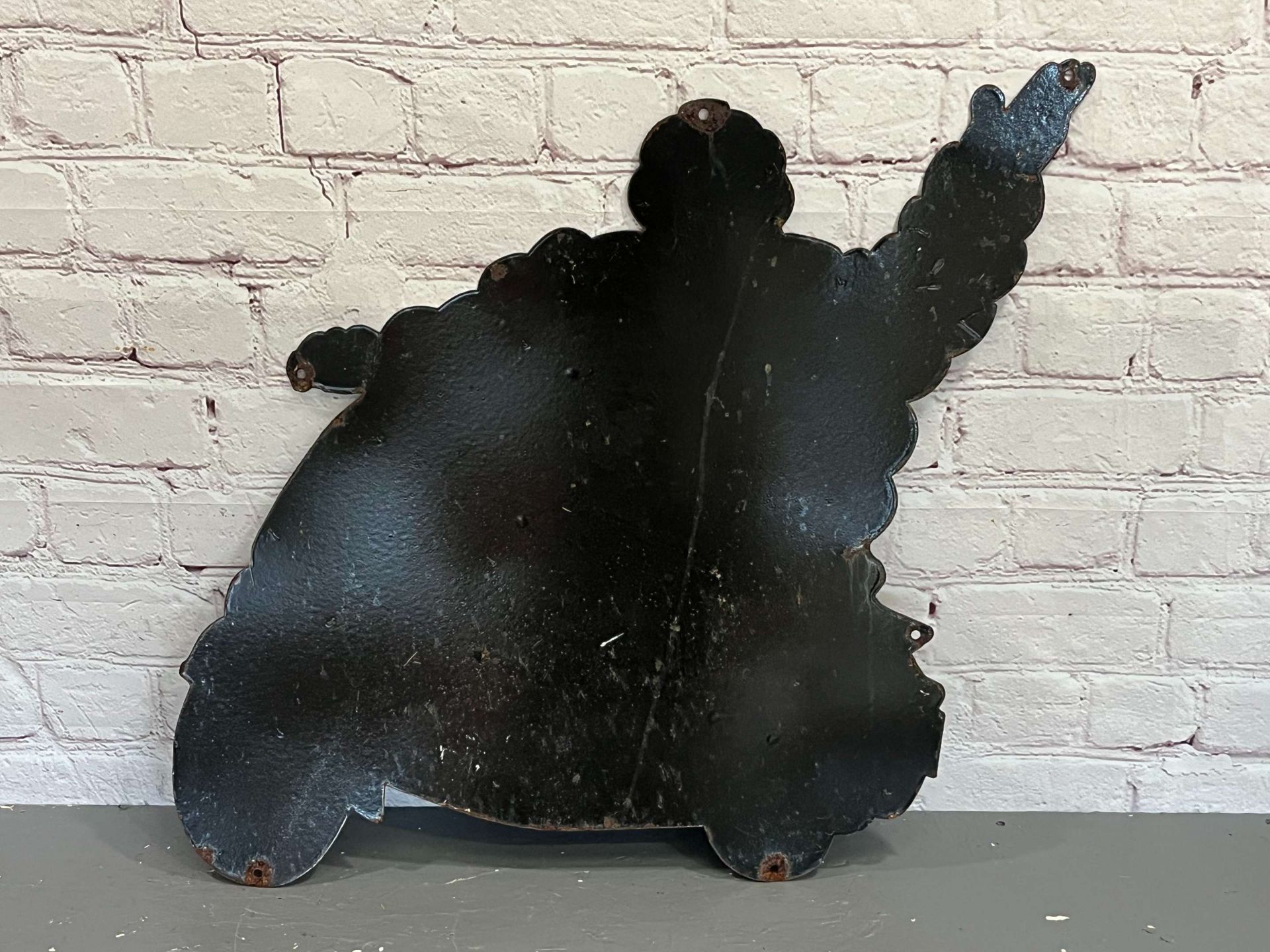 Michelin Man on a Scooter Enamel Sign&nbsp; - Image 2 of 2