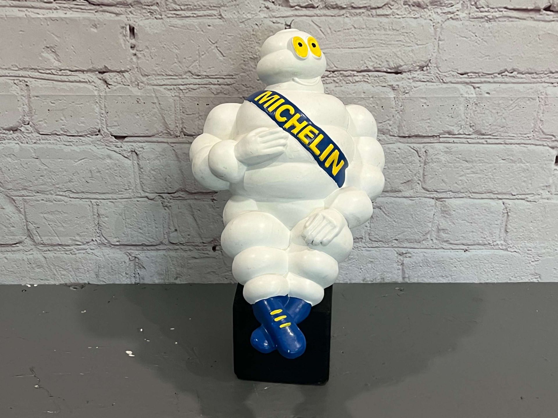 Bibendum Display Figure On Painted Wooden Plinth &nbsp; - Image 3 of 3