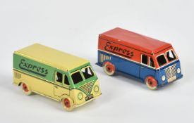 Fischer, 2x Express Lieferwagen