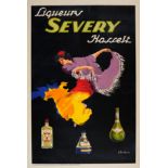 Flamenco Dancer Poster Liqueurs Severy Hasselt Gin Advocaat Creme De Menthe