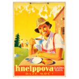 Advertising Poster Kneippova Kneip Malt Coffee Gives Energy Kava