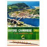 Sport Poster Regatta Rowing Boat Race Ofxord Cambridge Orio