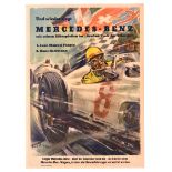 Sport Poster Mercedes Benz Formula 1 Swiss Grand Prix Sports Car Race