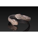 ROMANO-BRITISH SILVER SNAKE RING