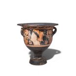 APULIAN RED-FIGURE KRATER WITH LADIES OF FASHION