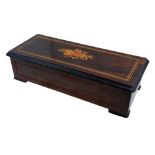 ANTIQUE EUROPEAN WOODEN MUSIC BOX