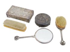 ANTIQUE EUROPEAN DANISH SILVER PLATED ITEMS