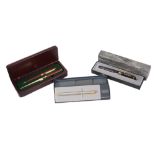 LOT OF PARKER INSIGNIA QUILL 700 SERIES PENS SET IOB