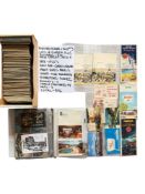 LOT OF 896 FLORIDA US STATES POSTCARDS IN ALBUM BOX