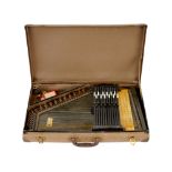 VINTAGE OSCAR SCHMIDT TWELVE CHORD AUTOHARP W BOX