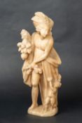 French or English Alabaster Sculpture
