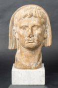 Male Marble Bust in roman manner