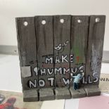 BANKSY. THE WALLED OFF HOTEL- WALL SECTION ART