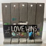 BANKSY. THE WALLED OFF HOTEL- WALL SECTION ART