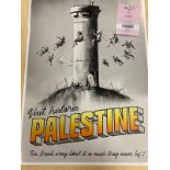 Banksy, Walled Off Hotel 'Visit Palestine' Poster, Original