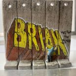 BANKSY. THE WALLED OFF HOTEL- WALL SECTION ART