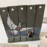 BANKSY. THE WALLED OFF HOTEL- WALL SECTION ART- 2022