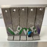 BANKSY. THE WALLED OFF HOTEL- WALL SECTION ART-2022