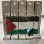 BANKSY. THE WALLED OFF HOTEL- WALL SECTION ART