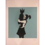 Banksy, In the manner of”, Limited Edition, Signed Print, Seal, Stamp,